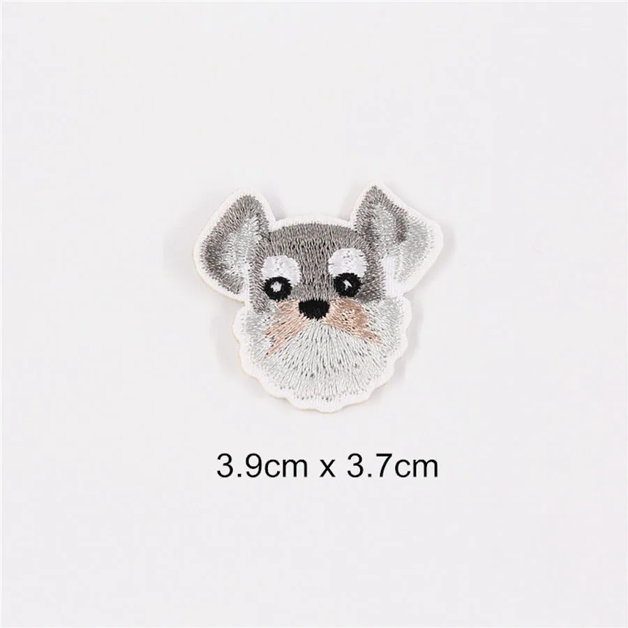 

Cute Dog Cartoon Patches Cap Shoe Iron On Embroidered Appliques DIY Apparel Accessories Patch For Clothing Fabric Badges BU153