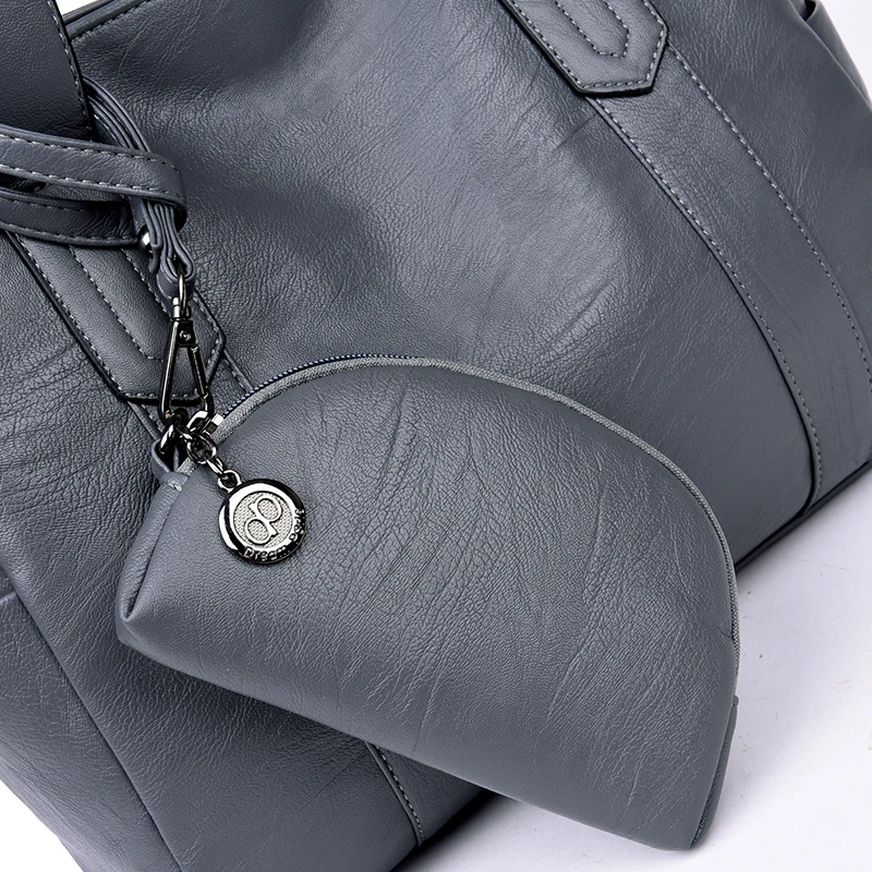 2019 женские сумочки из мягкой кожи высококачественные вместительные сумки тоуты