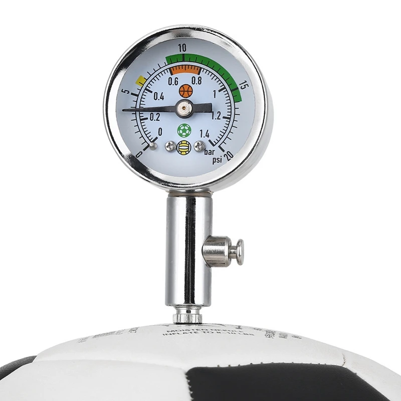 

Ball Pressure Gauge Ball Pressure Measuring Tool Basketball Football Volleyball Barometer