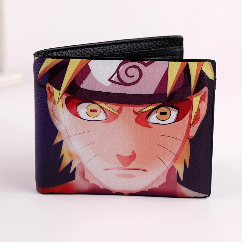 Наруто Uzumaki аниме кошелек мягкий кожаный бумажник Хатаке Какаши держатель для карт кошелек Учиха Итачи косплей подарок сумка для денег
