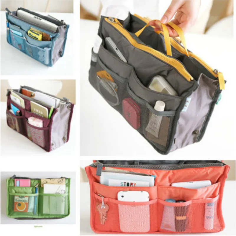 Women Lady Travel Insert Handbag Organiser Purse Large Liner Comestic Organizer | Дом и сад