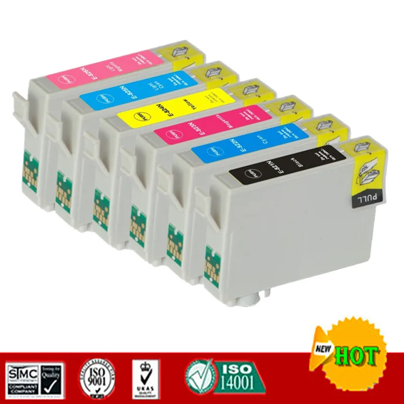 Совместимый чернильный картридж для Epson T0821N T0826N подходит Stylus Photo RX690 1410 TX650 TX659 700 Вт