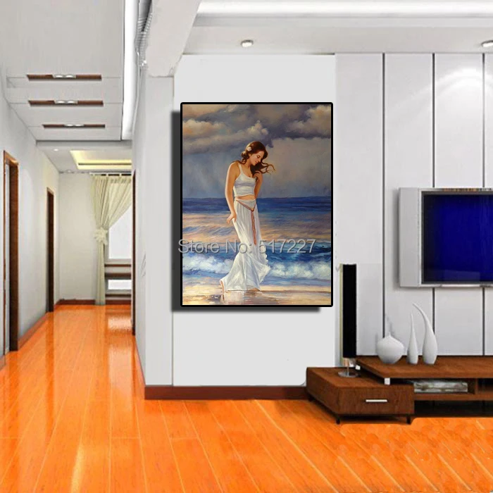 

free shipping 100% handmade high quality canvas oil painting