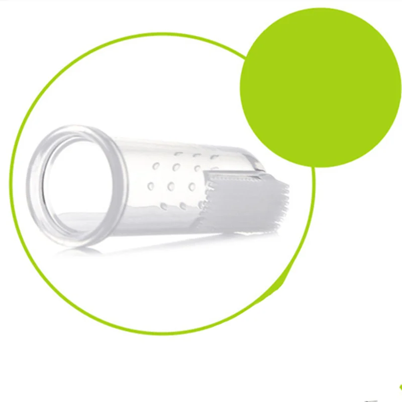 Детский продукт детская зубная щетка мягкая безопасная силиконовая для обучения