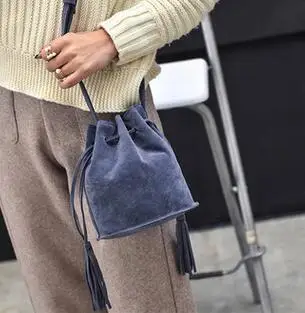 Женская наплечная сумка с кисточками осень зима|women shoulder bag|shoulder bagsbag women |