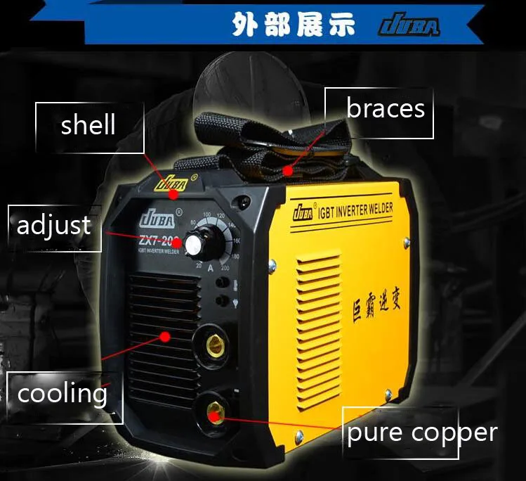 Горячая продажа бытовой мини-медный сварочный аппарат портативный инвертор