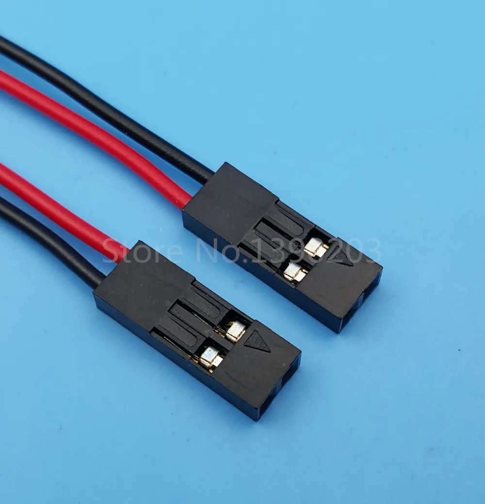 Соединитель перемычки Dupont 26AWG для 3D принтера 2 контакта 54 мм 70 см 50 шт.|2.54mm female