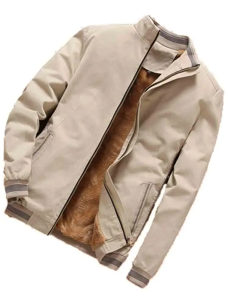 Мужская куртка бомбер из хлопка на осень/зиму|Мужские куртки| |
