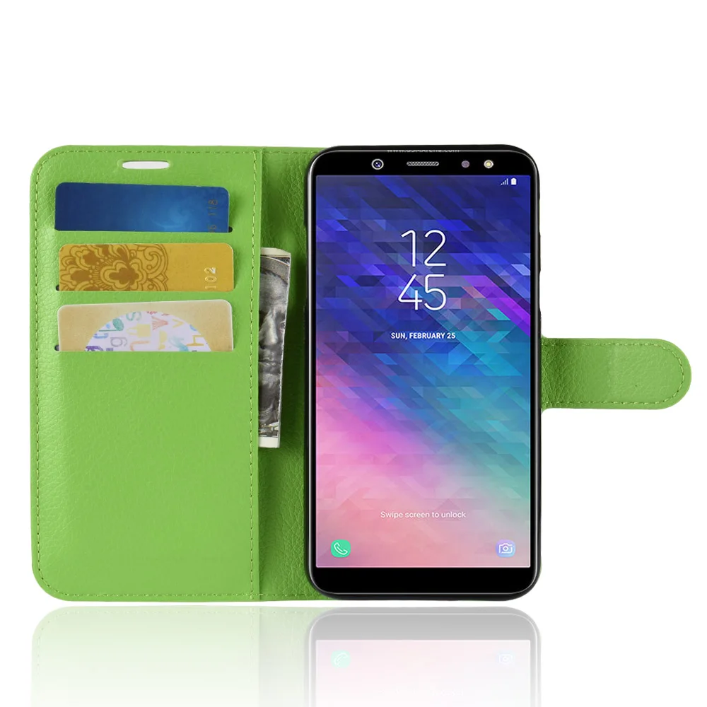 J260 чехол для Samsung Galaxy J2 Core J260A чехол бумажник карты стент Книга Стиль Флип кожаный защитная крышка Черный SM J2Core J 260