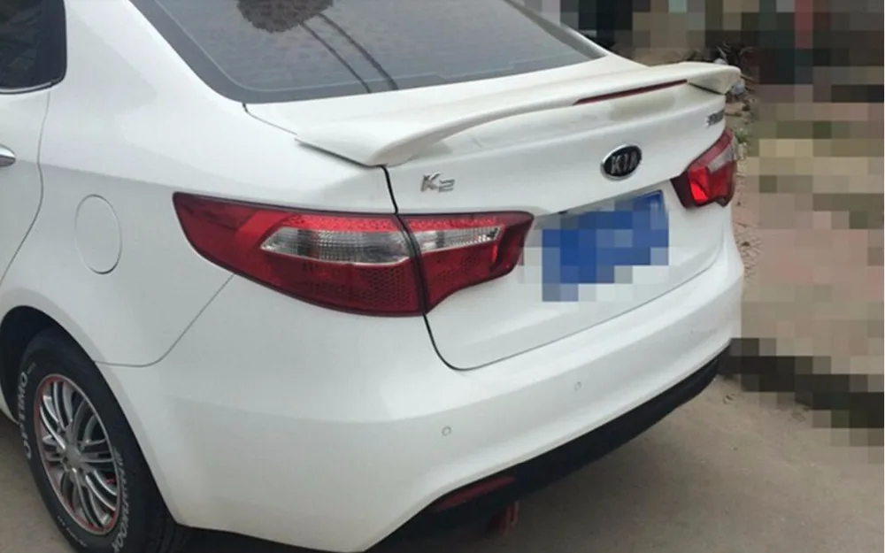 Неокрашенный задний спойлер Osmrk из АБС пластика для kia k2 rio 2011 2016|spoiler for kia|rear spoilerrear