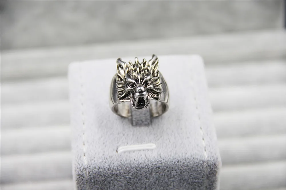 Модное винтажное кольцо с головой волка для мужчин и женщин|wolf head ring|ring forrings for men |