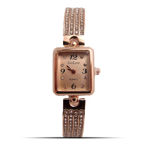 Новые модные часы с розовым золотом стразы женские кристаллами наручные Relojes Mujer