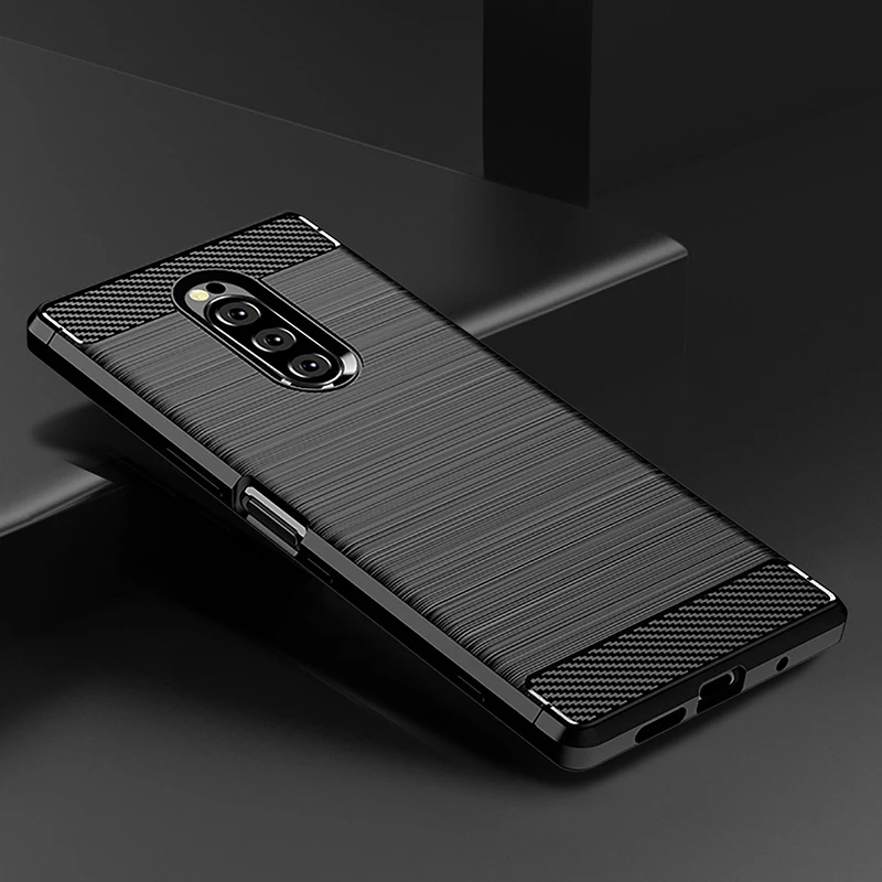 Чехол для Sony Xperia 1 Силиконовый прочный защитный мягкий чехол 10 Plus чехлы телефонов