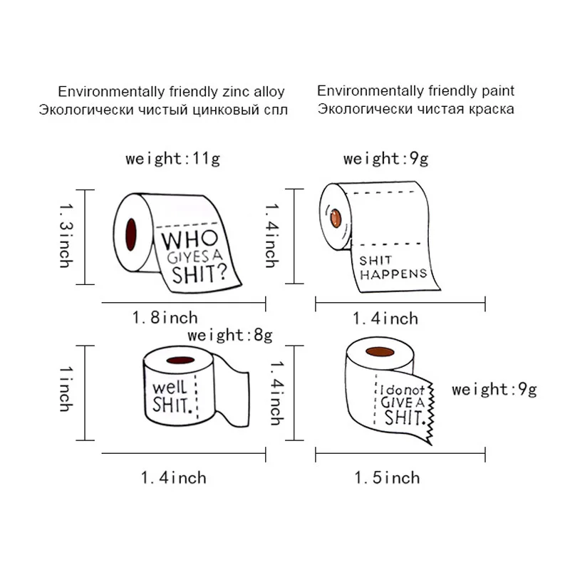 Roll paper clothes decoration gifts for friend Pin badge przypinki badges backpack lovely Cartoon style XZ1357-TO | Дом и сад