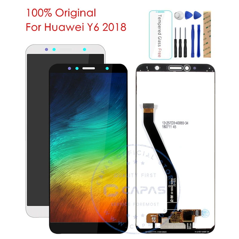 Original For Huawei Y6 2018 LCD Display Touch Screen Panel Digitizer Replacement Repair Spare Parts | Мобильные телефоны и