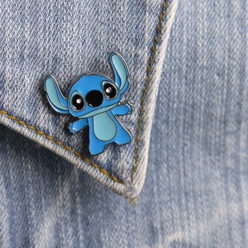 BR0047 HALDER Movie Lilo& Stitch слон Дамбо мода мультфильм ювелирные изделия Броши Булавки нагрудные рюкзак с нашивками аксессуары для одежды