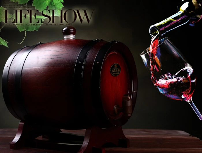 3л дубовая бочка красное вино для ликера хранение вина с пузырьком деревянная