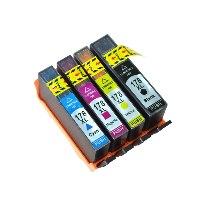 Картриджи 8X LuoCai совместимые с чернилами для HP 178 XL Deskjet 3070A 3520 6510 B010B B109a B109n B110a B210b