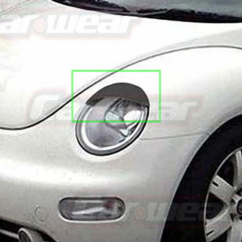Углеродное волокно передняя фара век бровей для VW Volkswagen Жук 1998 2005|headlight eyelids|carbon