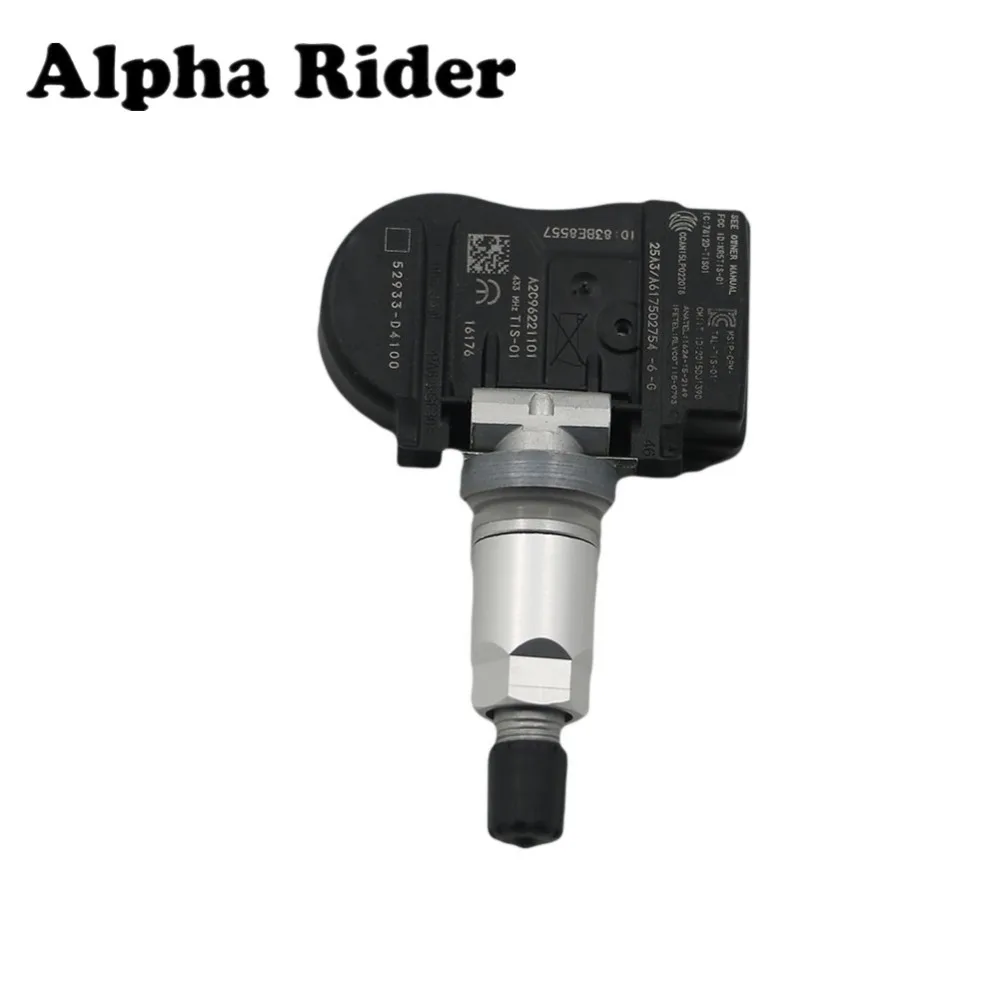 Комплект 4 Авто TPMS 433 МГц датчик давления в шинах монитор 52933-D4100 для ОПТИМА Sportage