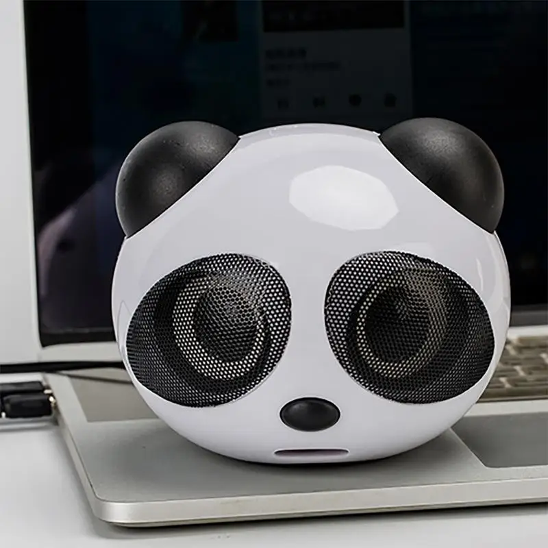 Мини USB компьютера малый Динамик Милый Панда ноутбук Настольный компьютер