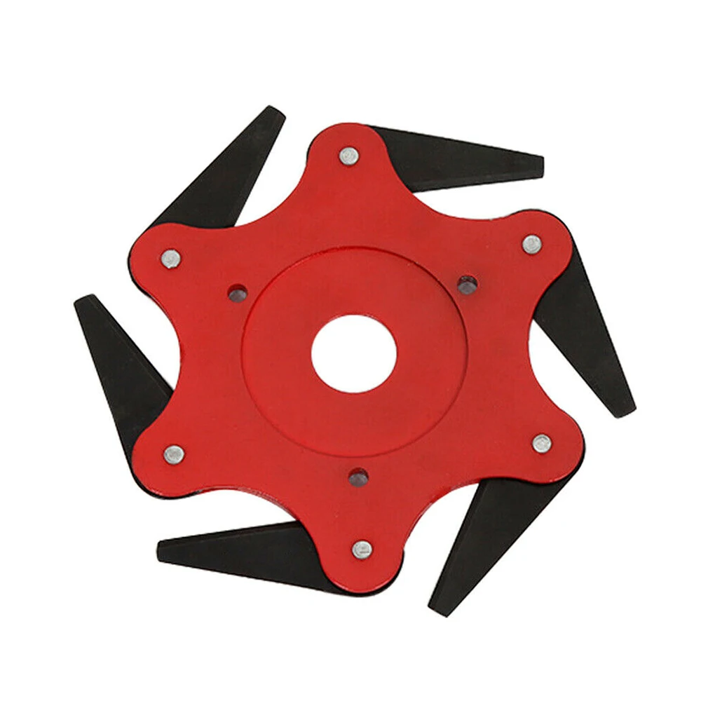 6 лезвий головка для триммера травы щетка режущая Легкая резка садовый