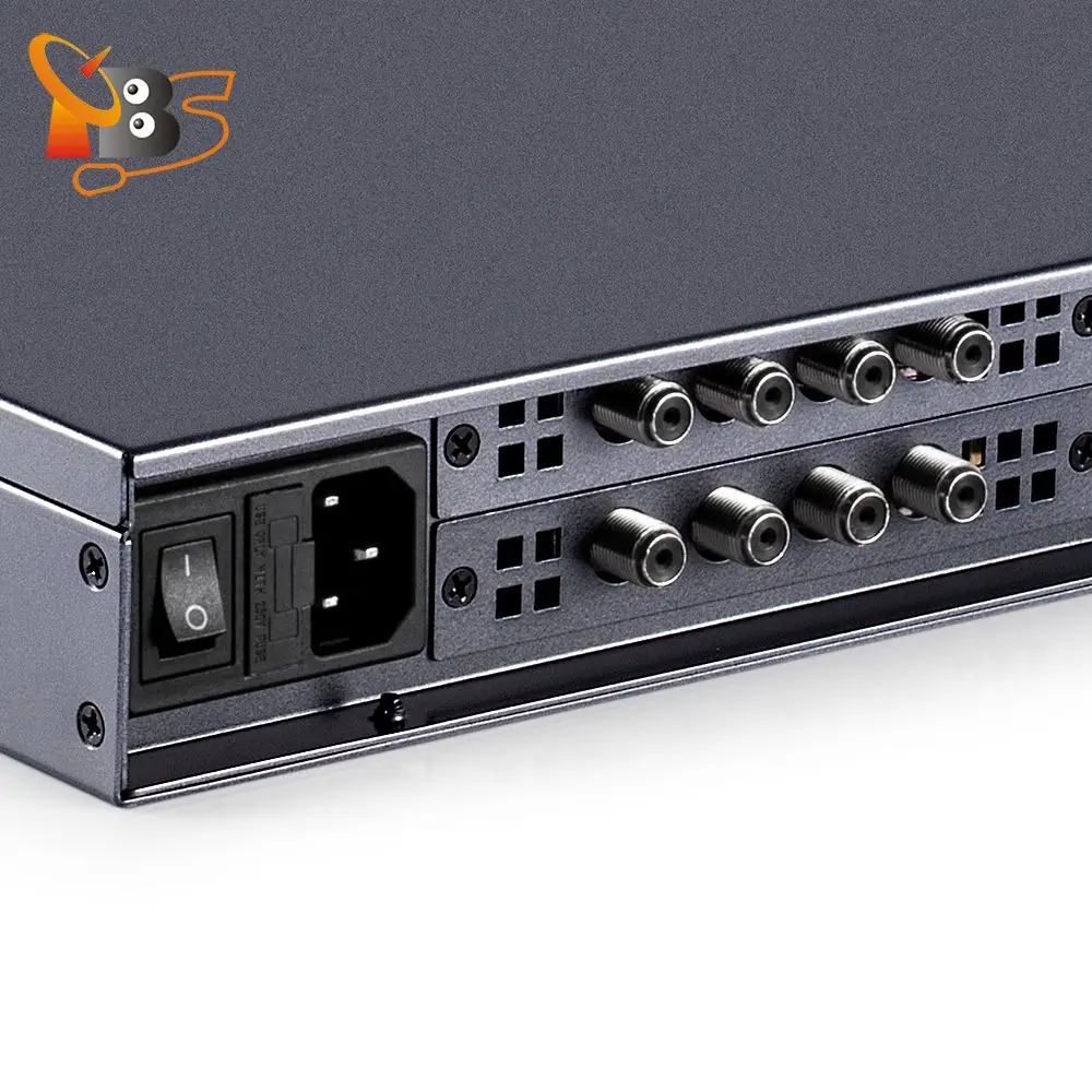 TBS8110 все в одном 8 канальный DVB-T модулятор сервер с 2pcs TBS6904 DVB-S тюнер карты DVB-T генератор сигналов видео трансляции