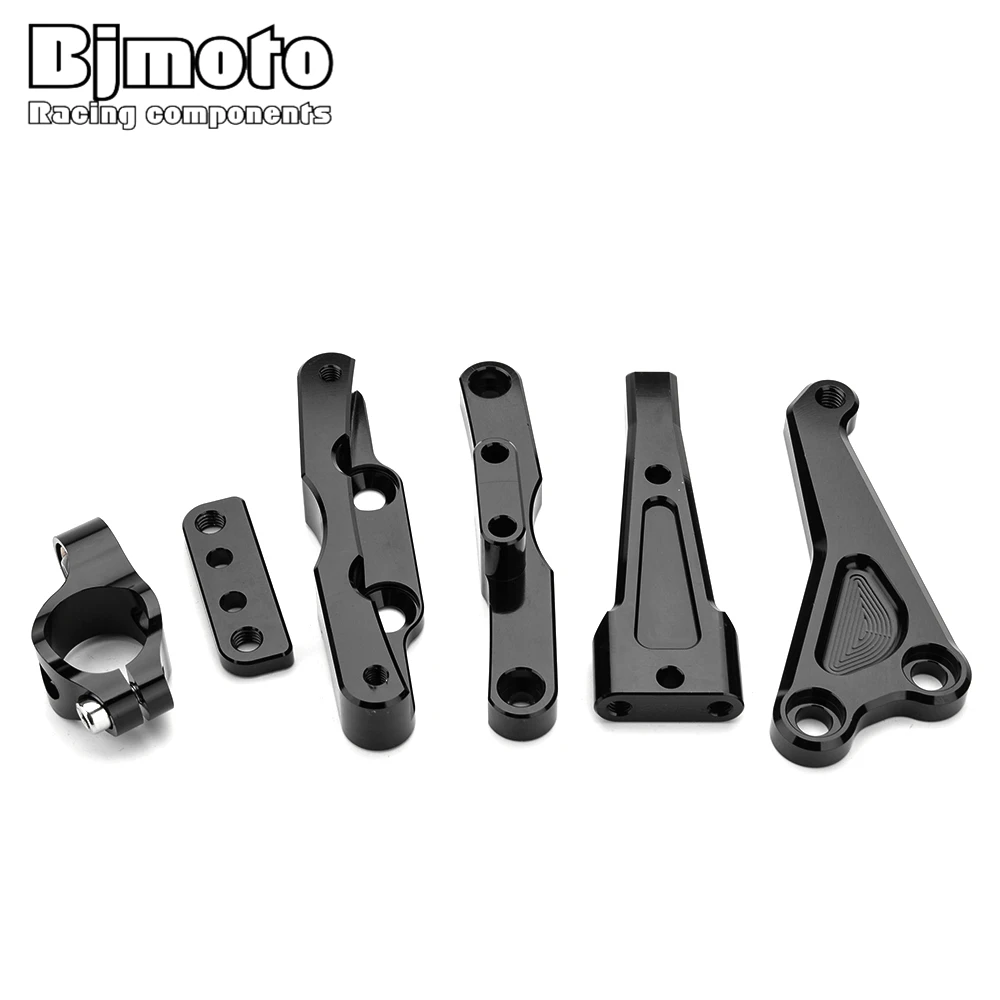 Мотоциклетный демпфер рулевого механизма Bjmoto CNC крепежные кронштейны держатель