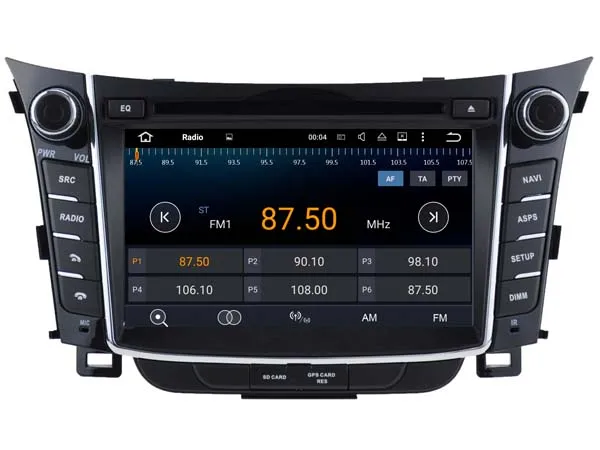 Android 9 0 автомобильный dvd-плеер для HYUNDAI I30 2011-2013 аудио gps стерео головное устройство