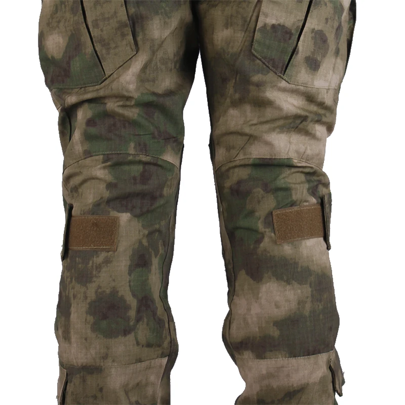 Охотничьи камуфляжные брюки тактические мужские бриджи трикотажные военная