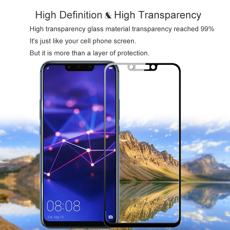 2 шт Полное покрытие экрана протектор Закаленное стекло для Huawei Mate 20 Lite 6 30 &quot9 H