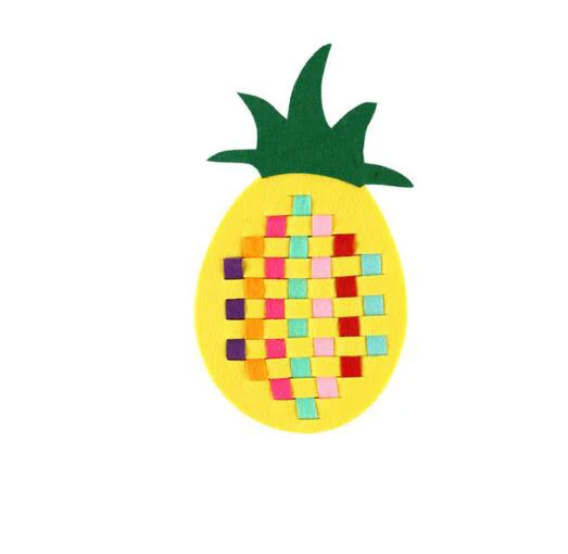 Pineapple Детский сад Руководство Diy ткань Развивающие Игрушки для раннего обучения Монтессори обучения математике игрушки - Цвет: Pineapple