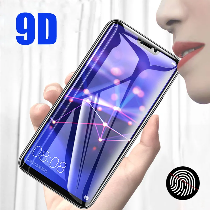 9D полное клеевое Защитное стекло для экрана Huawei mate 20 lite p smart plus изогнутое