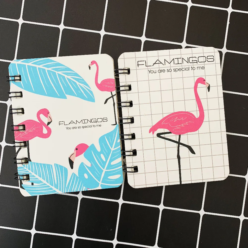 80 листов прекрасный Фламинго катушка портативный мини лексика письмо книга для