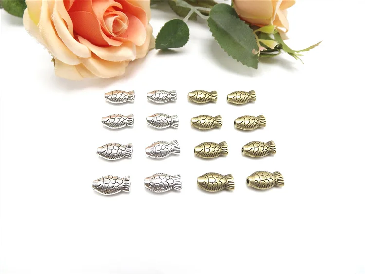 Ювелирная фурнитура и запчасти сплав рыба аксессуары каждая бусина прямая через