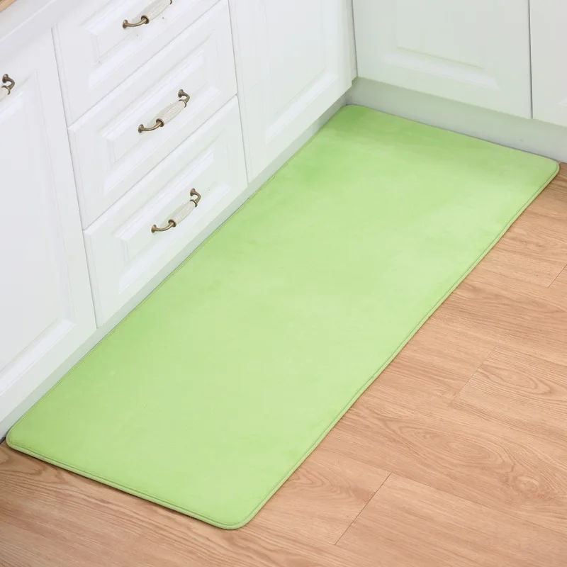 Grass Green Zeegle коврик для кухни, коврик для спальни, прикроватный коврик, Противоскользящий коврик для ванной комнаты, коврики для туалета, ковры для гостиной - Цвет: Grass Green