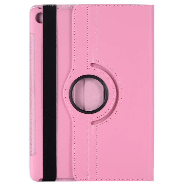 Pink Вращающийся на 360 градусов чехол для huawei MediaPad M5 10,8 Складная подставка из искусственной кожи чехол откидная крышка для huawei M5 Pro 10,8 дюймов планшет Fundas - Цвет: Pink