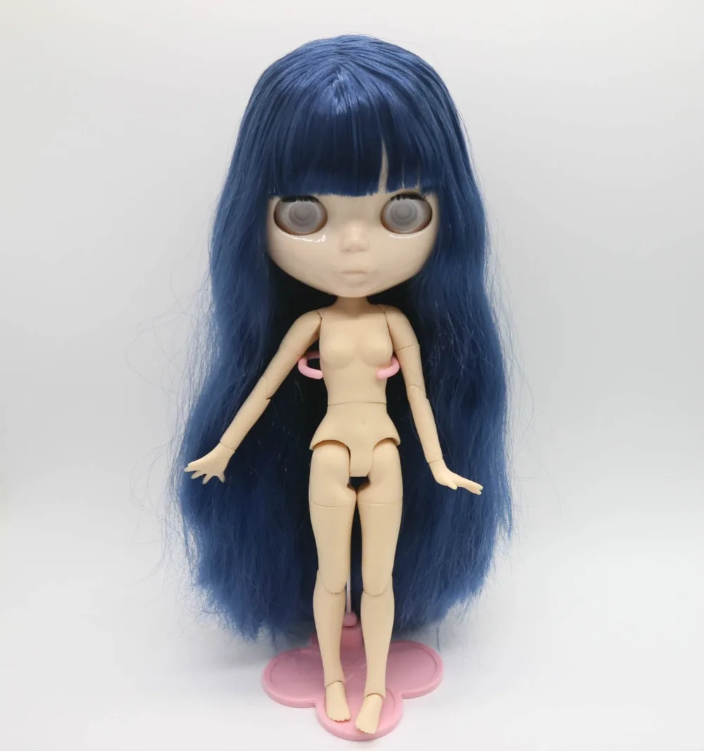 RBL-doll scalp(sutiable for blyth) голубые волосы
