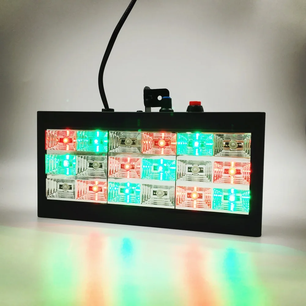 Светодиодный RGB Стробоскоп FORPRO со звуковым управлением 18 дюймов 20 Вт диско