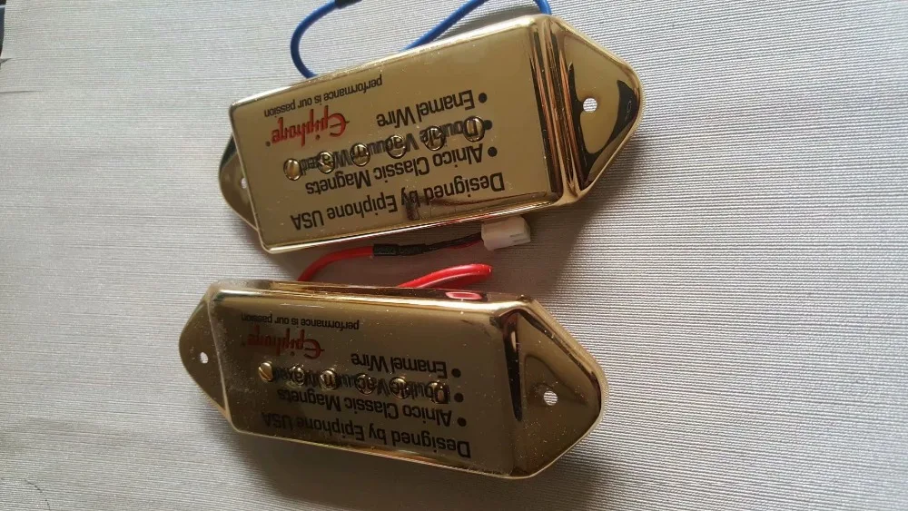 Набор Epi p90 Alnico звукосниматель для казино Jazz гитара никелевый чехол Сделано в