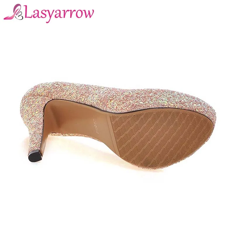 Туфли Lasyarrow женские на высоком каблуке Свадебная обувь для выпускного вечера