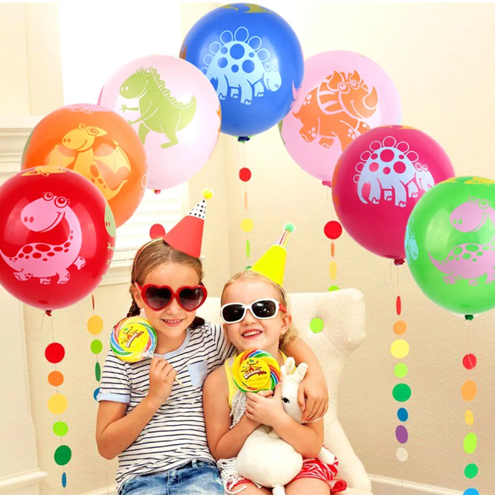 Динозавр латексный шар украшение для дня рождения Детские джунгли вечеринки в