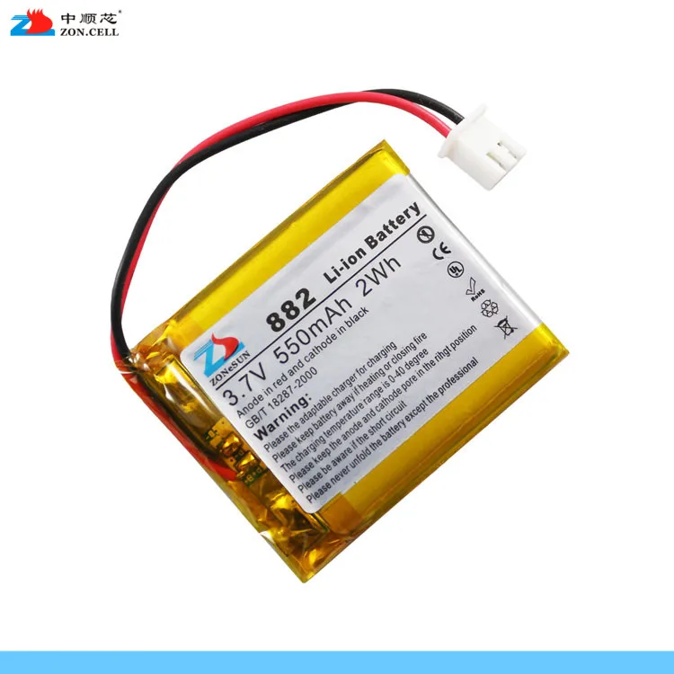 In the core 550mAh 403540 с защитной платой 3 7 V литий ионная батарея 453540 423540 перезаряжаемая