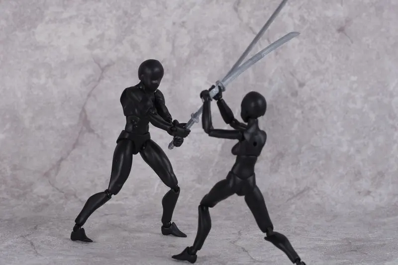 Экшн фигурка Figma черная 13 см|figma anime|boy giftaction figure pvc |