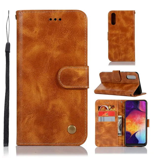 Роскошный флип Etui для samsung A50 чехол Coque samsung A30 чехол из искусственной кожи кошелек Подставка для samsung Galaxy A40 чехол Galaxy A70 A20