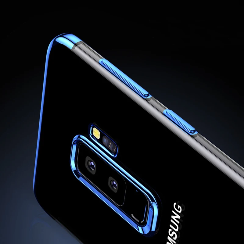 Прозрачный чехол для samsung Galaxy S8 S9 плюс Чехол J7 2017 J3 Pro J2 J5 Prime 2016 J4 j6 J8 2018 Силикон