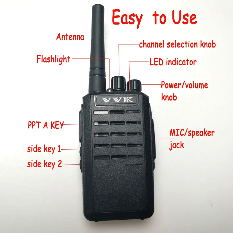 VK 320 портативная рация 5 Вт высокомощная UHF двухсторонняя Ham Радио коммуникатор HF