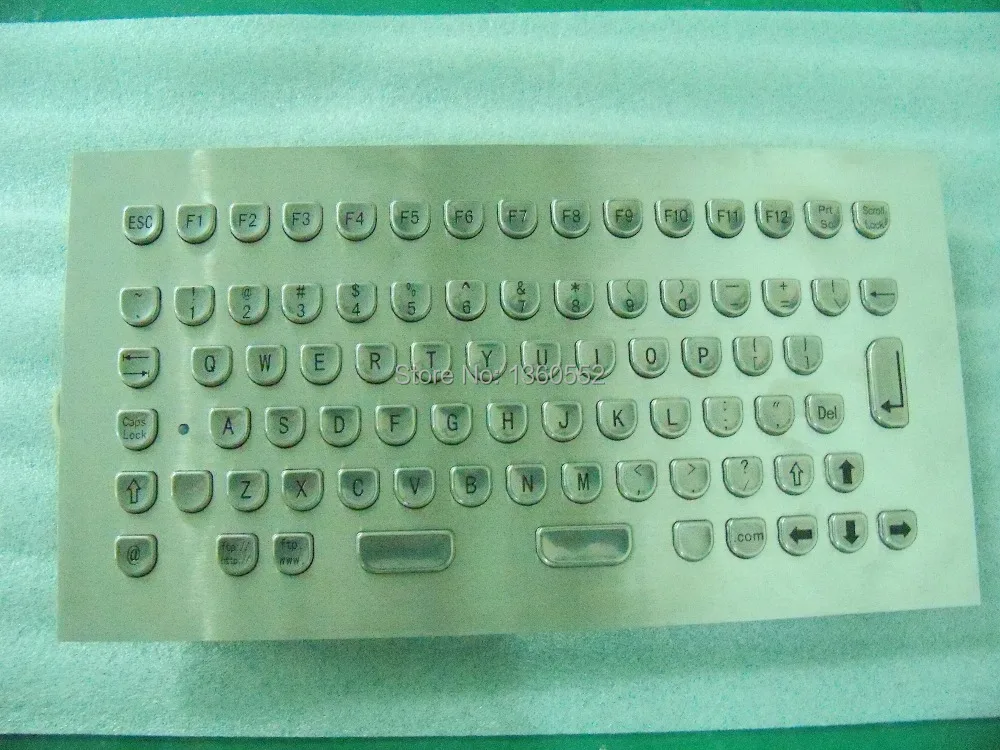 Компактная клавиатура с полным расположением панели из нержавеющей стали для