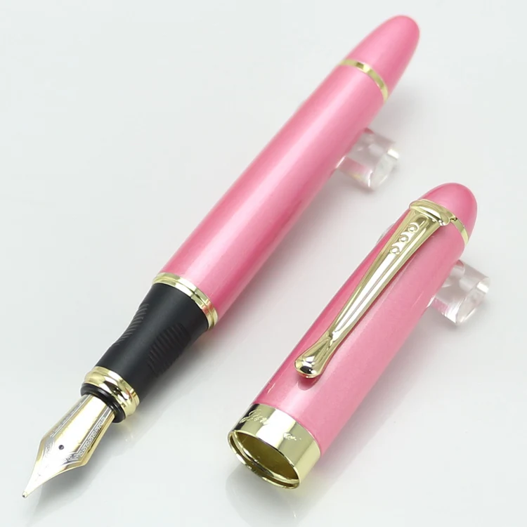 Jinhao X450 авторучка 18KGP ширококонечная красный Бургундия туман Pattern 22 Стили канцелярские школы и офиса пишущих ручек
