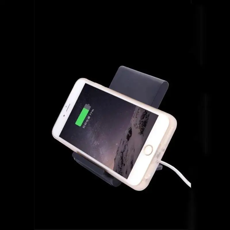Складная Беспроводная зарядная подставка для iPhone 6 S Plus 4 4S 5 5S SE 5C Samsung Galaxy S6 S7 Note 2 3 7